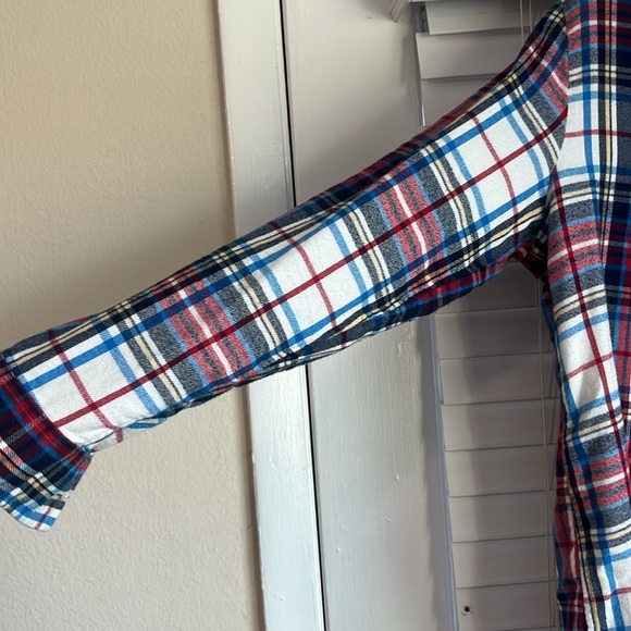 Land’s End Multicolored flannel top size Small - Picture 8 of 8